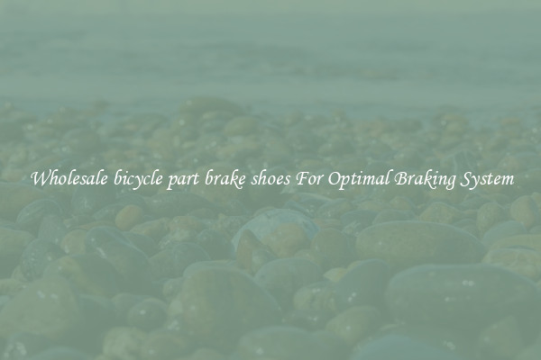 Wholesale bicycle part brake shoes For Optimal Braking System