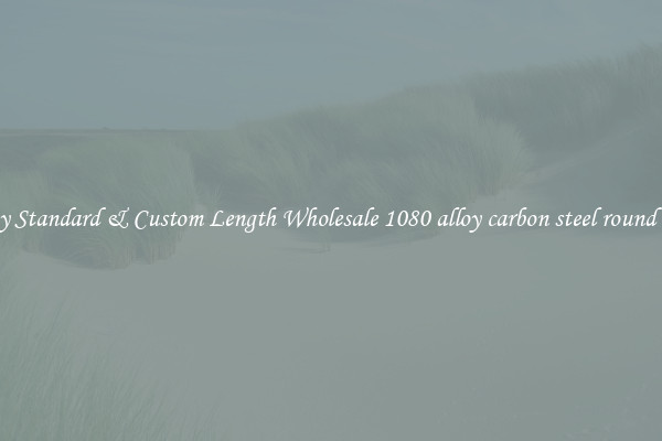 Buy Standard & Custom Length Wholesale 1080 alloy carbon steel round bar
