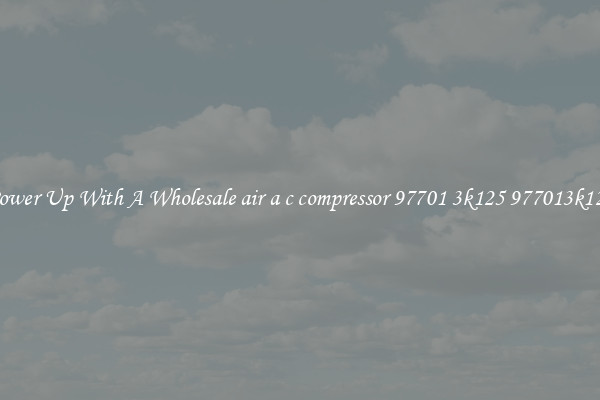 Power Up With A Wholesale air a c compressor 97701 3k125 977013k125