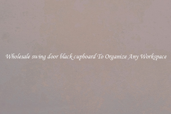 Wholesale swing door black cupboard To Organize Any Workspace